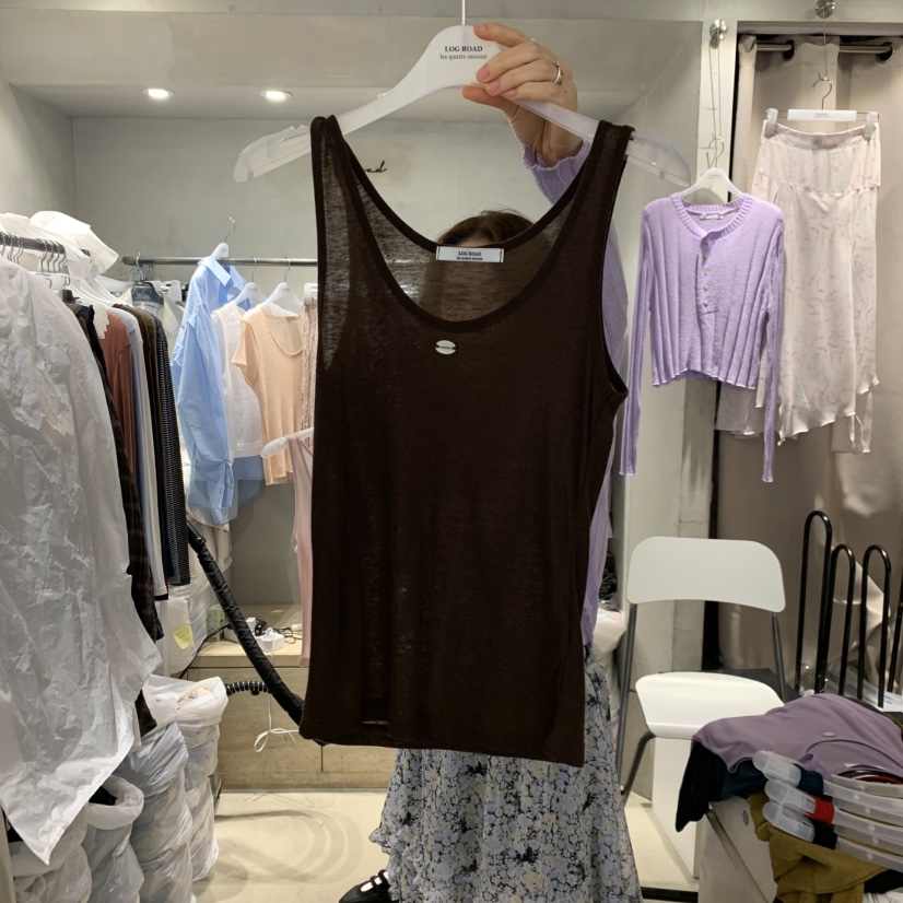 LOGROAD東大門直郵女裝新款推薦熱賣26夏季真品休閑吊帶背心LOG ROAD吊帶/背心圖色6
