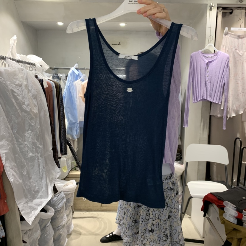 LOGROAD東大門直郵女裝新款推薦熱賣26夏季真品休閑吊帶背心LOG ROAD吊帶/背心圖色8