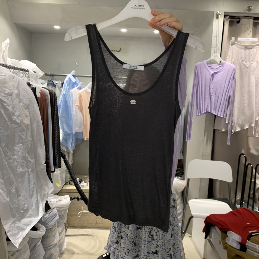 LOGROAD東大門直郵女裝新款推薦熱賣26夏季真品休閑吊帶背心LOG ROAD吊帶/背心圖色9
