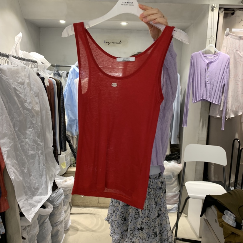 LOGROAD東大門直郵女裝新款推薦熱賣26夏季真品休閑吊帶背心LOG ROAD吊帶/背心圖色10