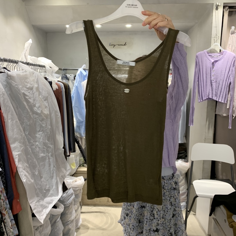LOGROAD東大門直郵女裝新款推薦熱賣26夏季真品休閑吊帶背心LOG ROAD吊帶/背心圖色11