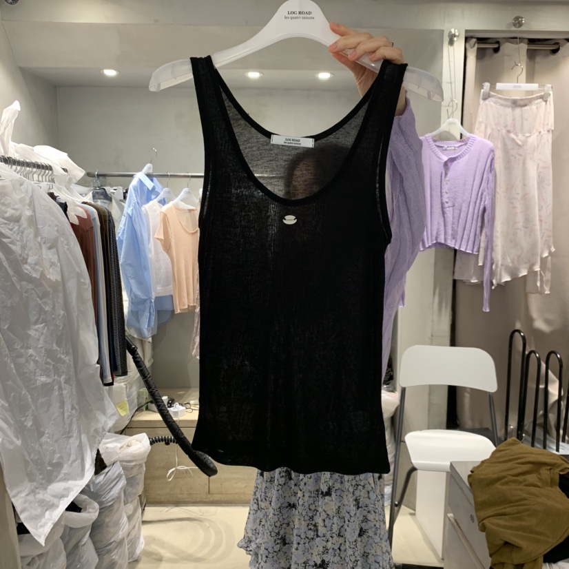 LOGROAD東大門直郵女裝新款推薦熱賣26夏季真品休閑吊帶背心LOG ROAD吊帶/背心圖色12