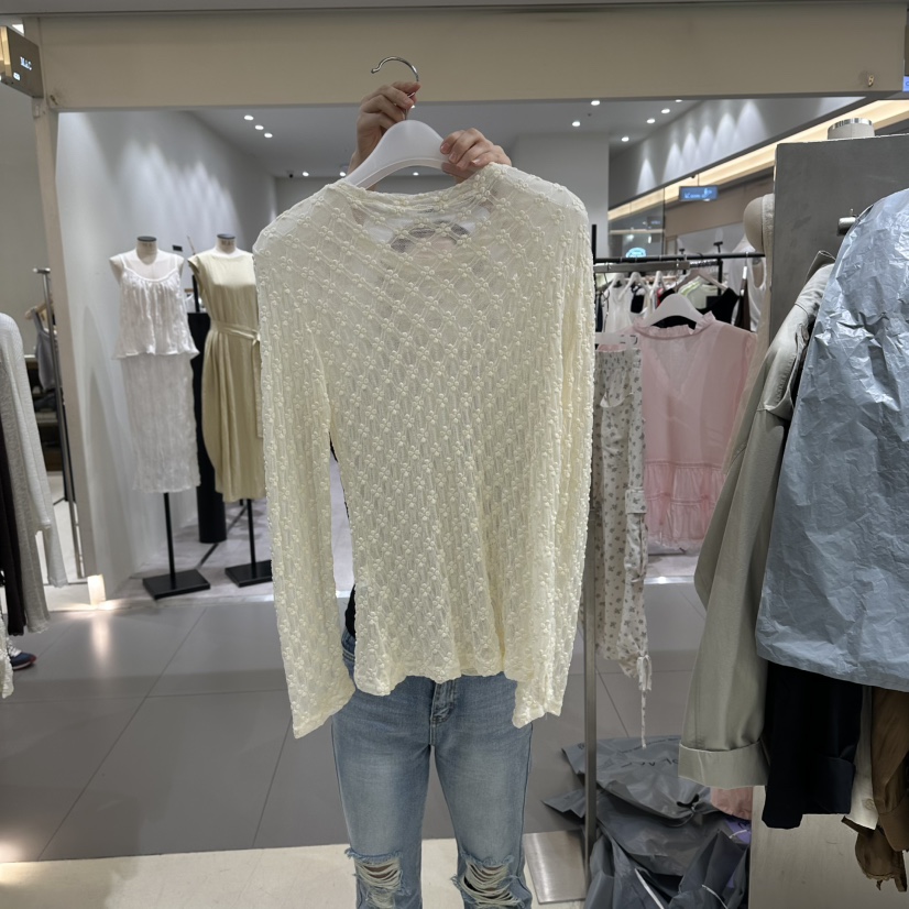 BENE韓國直郵女裝新品熱賣休閑真品推薦時尚26夏季襯衫蕾絲衫BENE襯衫/蕾絲衫