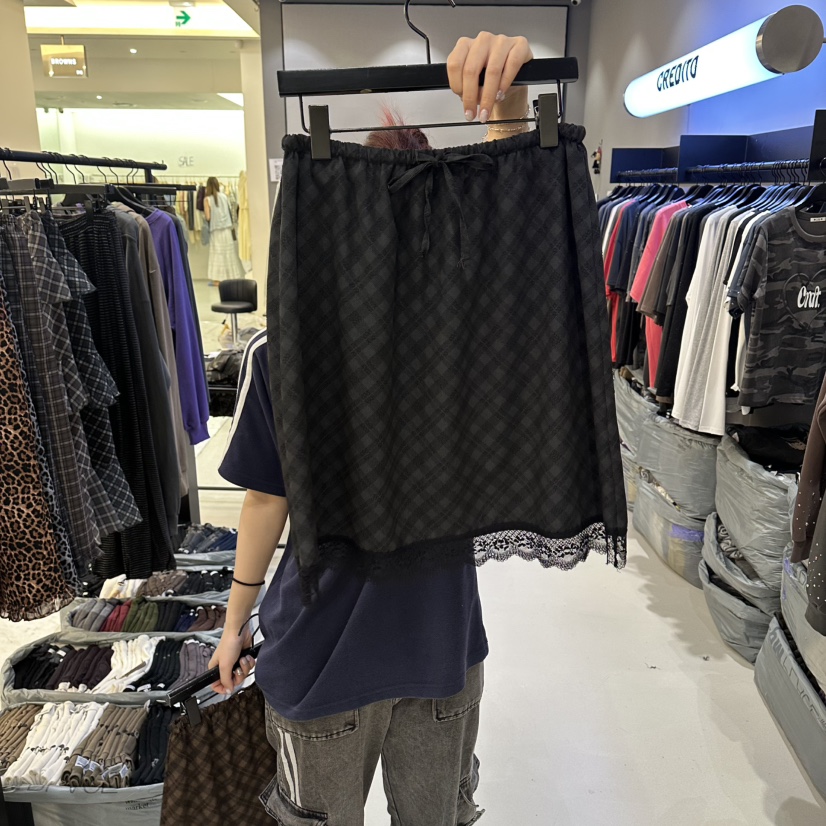 CREDITO韓國代購女士新品推薦時尚休閑人氣真品半身裙中短裙CREDITO半身裙/中短裙圖色2
