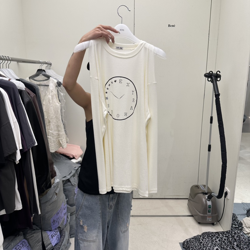 BENE東大門實拍女裝新品熱賣真品休閑推薦人氣時尚長袖T恤BENE長袖T恤圖色2奶油色