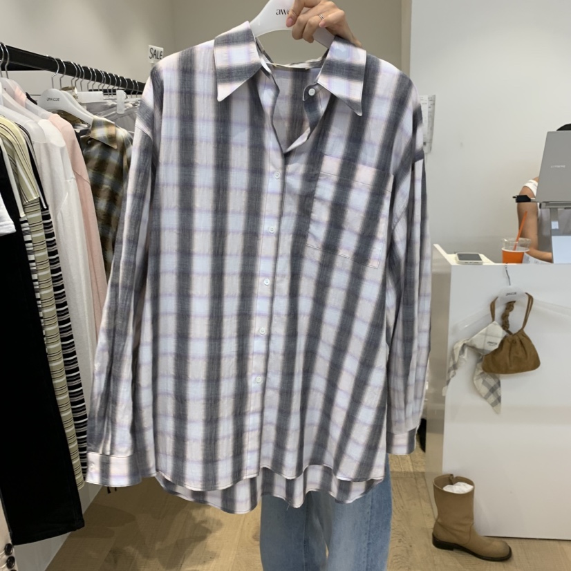 RUMIRU/AWEAR韓國代購女裝新款時尚熱賣26夏季襯衫蕾絲衫awear/RUMIRU襯衫/蕾絲衫圖色1