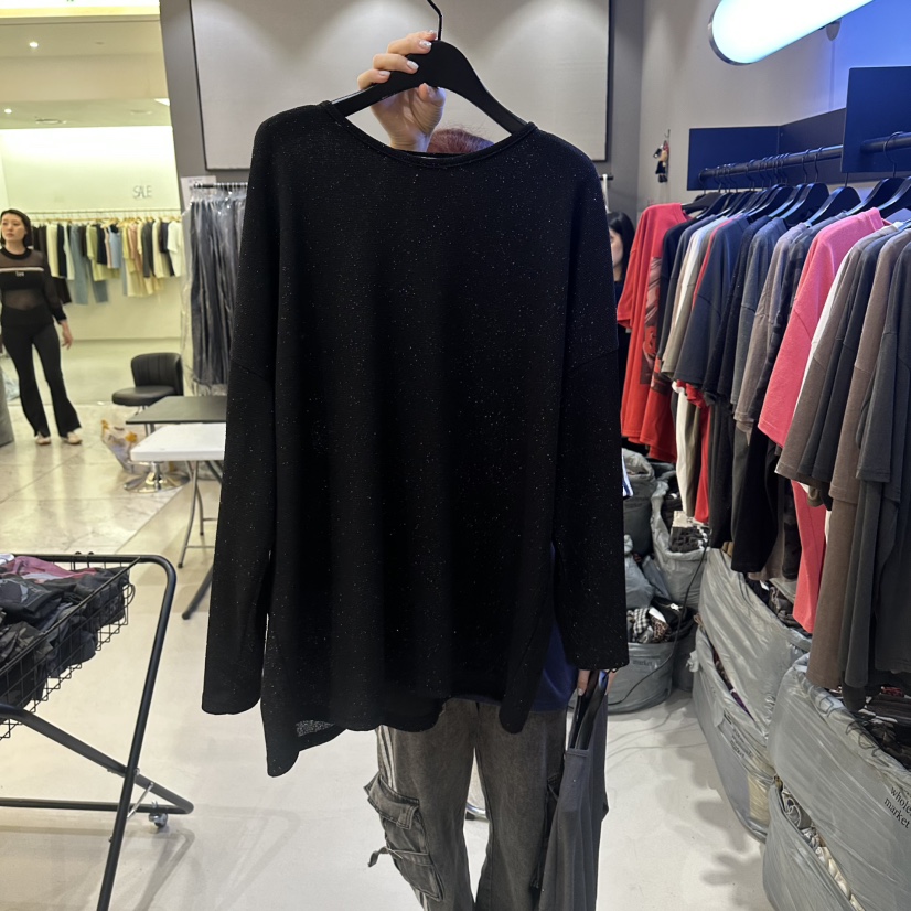 VARY COON韓國代購女裝新品熱賣人氣休閑時尚推薦長袖T恤Cido長袖T恤圖色2黑色