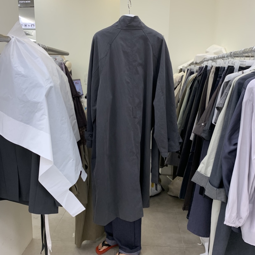PORTS MOSS韓國直郵女裝新品熱賣真品26夏季推薦長款風衣PORTS_MOSS長款風衣