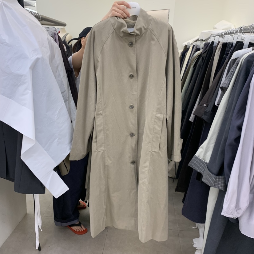 PORTS MOSS韓國直郵女裝新品熱賣真品26夏季推薦長款風衣PORTS_MOSS長款風衣圖色1
