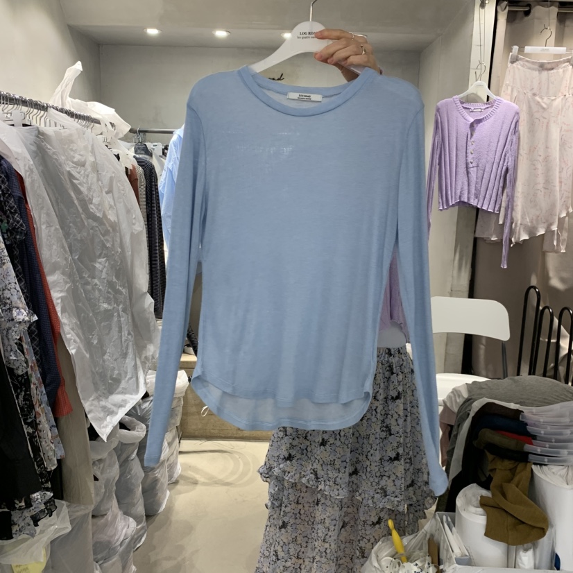LOGROAD韓國直郵女士新款真品26夏季熱賣休閑推薦長袖T恤LOG ROAD長袖T恤圖色3