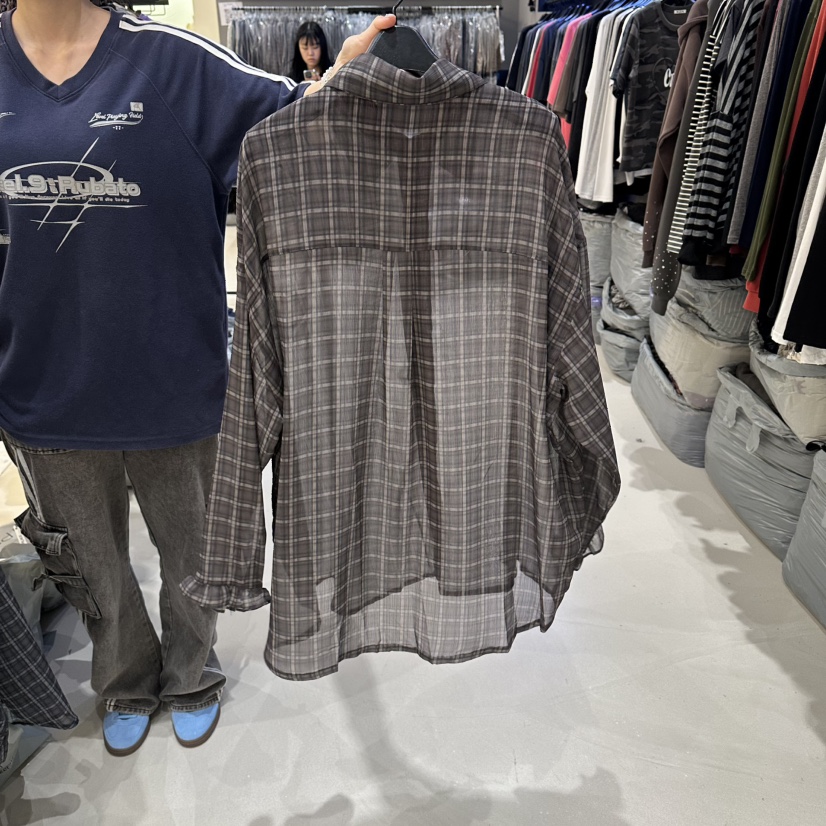 CREDITO東大門直郵女士新品推薦人氣休閑26夏季襯衫蕾絲衫抓絨CREDITO襯衫/蕾絲衫