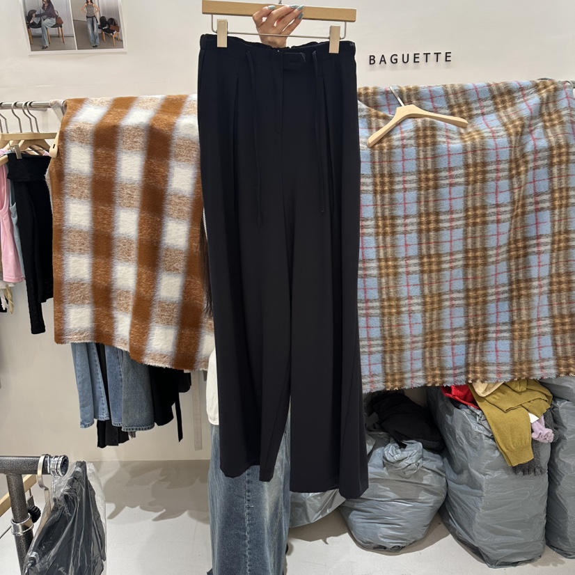 BAGUETTE-P東大門實拍女裝新品休閑26夏季時尚推薦休閑褲BAGUETTE-P休閑褲圖色2深藍色