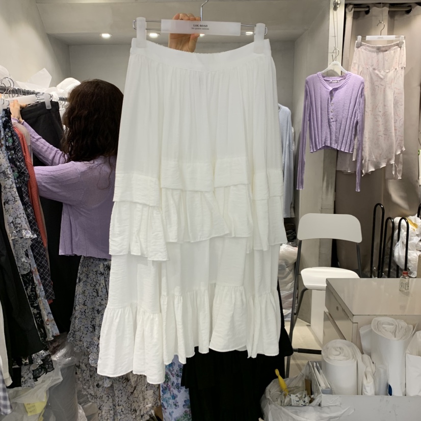 LOGROAD東大門代購女裝新品人氣熱賣真品26夏季休閑時尚長裙LOG ROAD長裙圖色1
