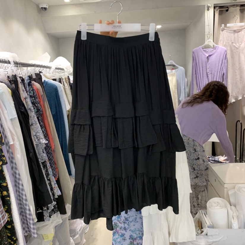 LOGROAD東大門代購女裝新品人氣熱賣真品26夏季休閑時尚長裙LOG ROAD長裙圖色2