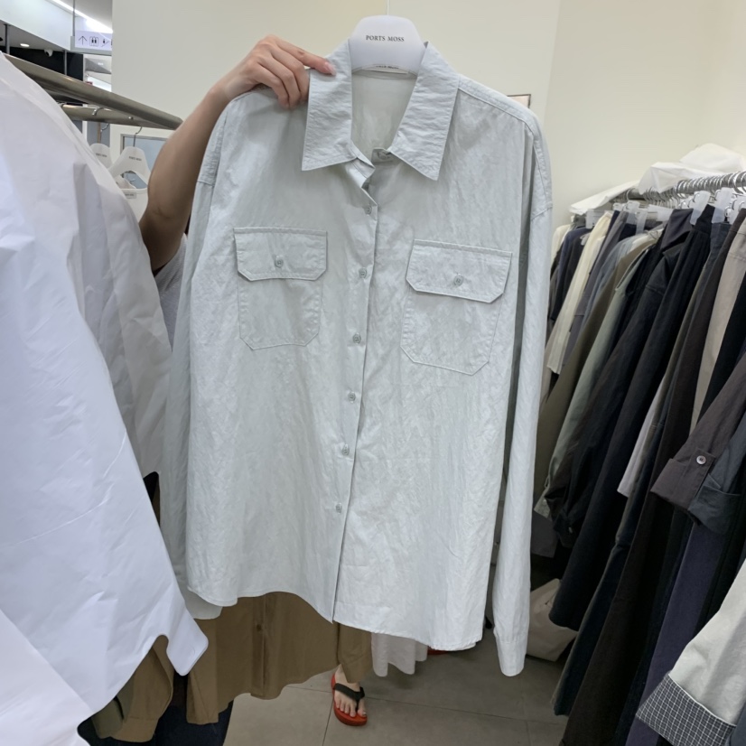 PORTS MOSS東大門代購女士新款26夏季熱賣休閑襯衫蕾絲衫PORTS_MOSS襯衫/蕾絲衫圖色3