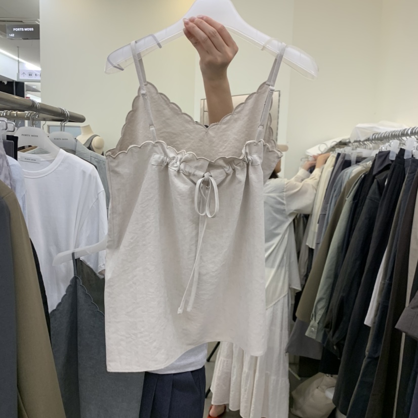 PORTS MOSS東大門實拍女裝新款休閑熱賣26夏季人氣吊帶背心PORTS_MOSS吊帶/背心
