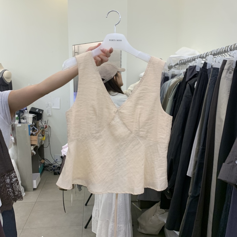 PORTS MOSS韓國代購女裝新品熱賣26夏季推薦人氣吊帶背心PORTS_MOSS吊帶/背心圖色1