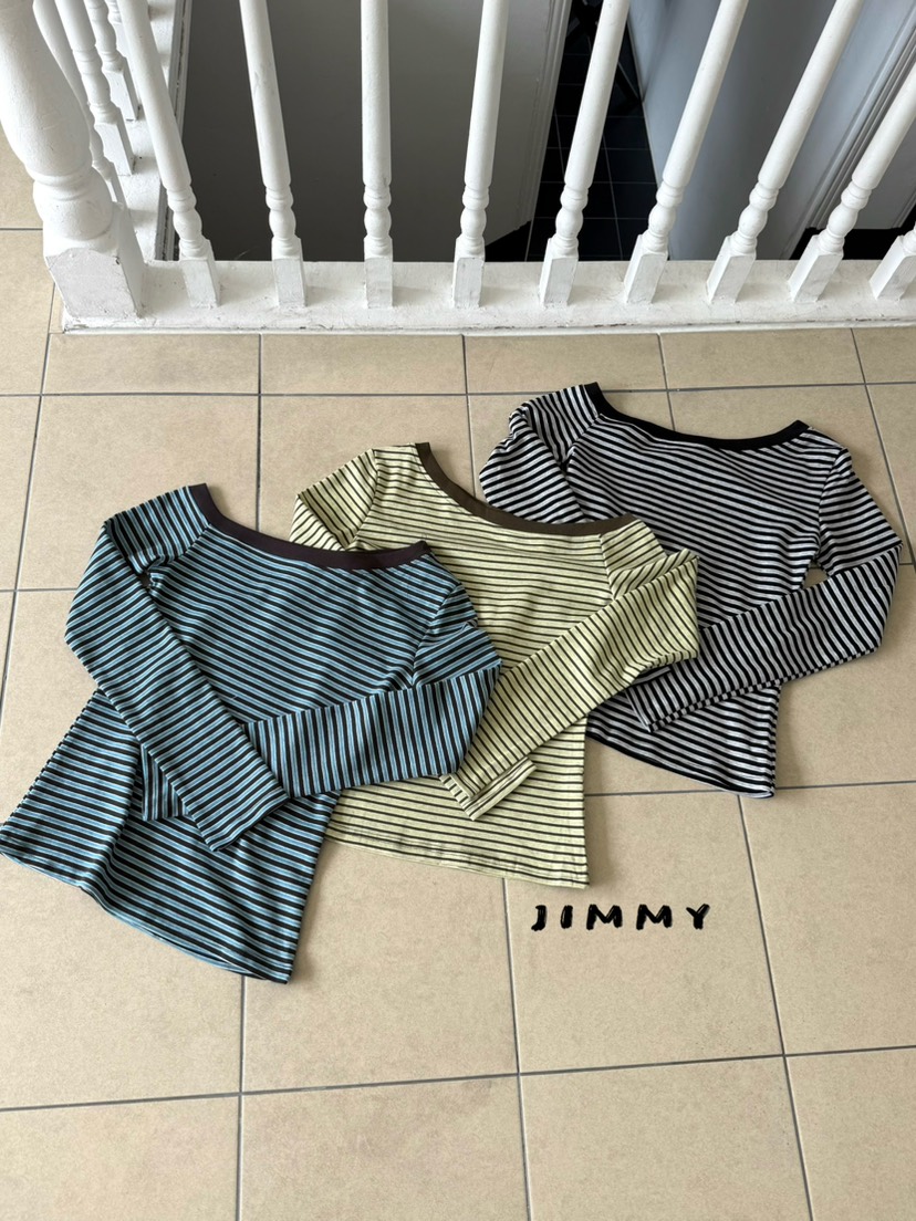JIMMY韓國直郵女裝新品推薦人氣休閑熱賣26夏季時尚長袖T恤JIMMY/REMAKE長袖T恤