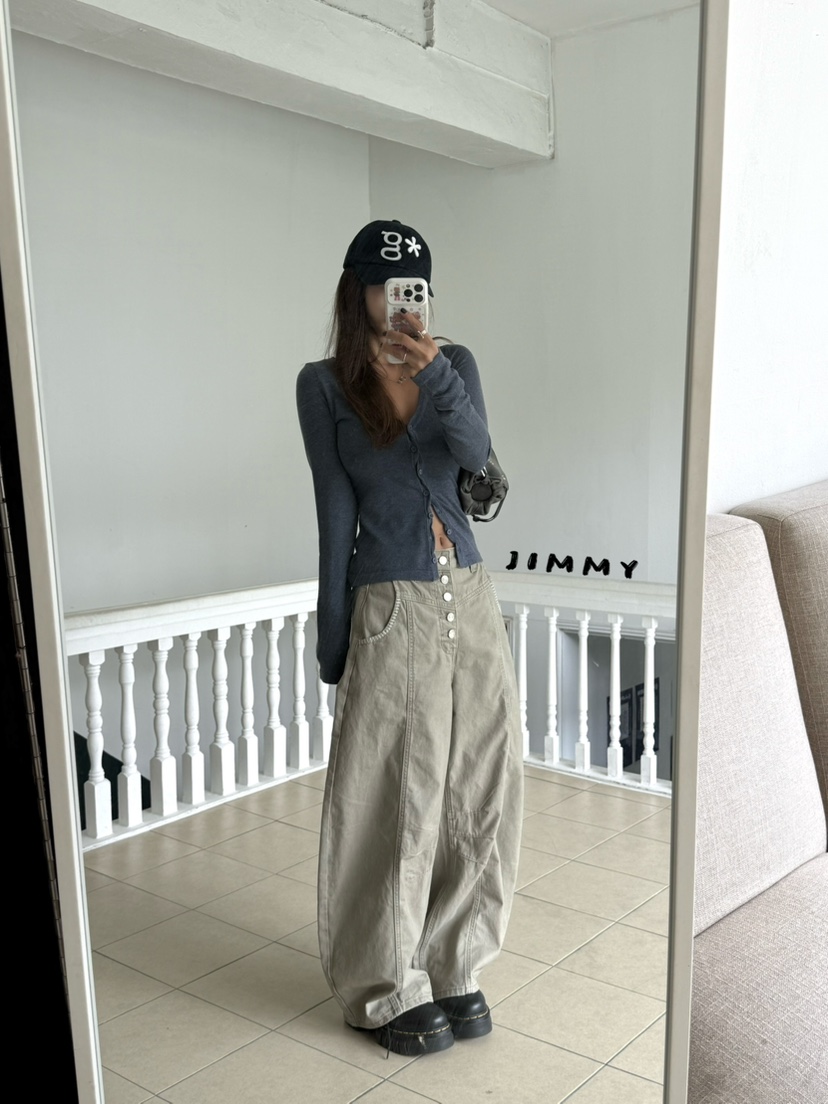 JIMMY韓國代購女裝新品真品休閑熱賣26夏季長袖T恤不含內搭JIMMY/REMAKE長袖T恤