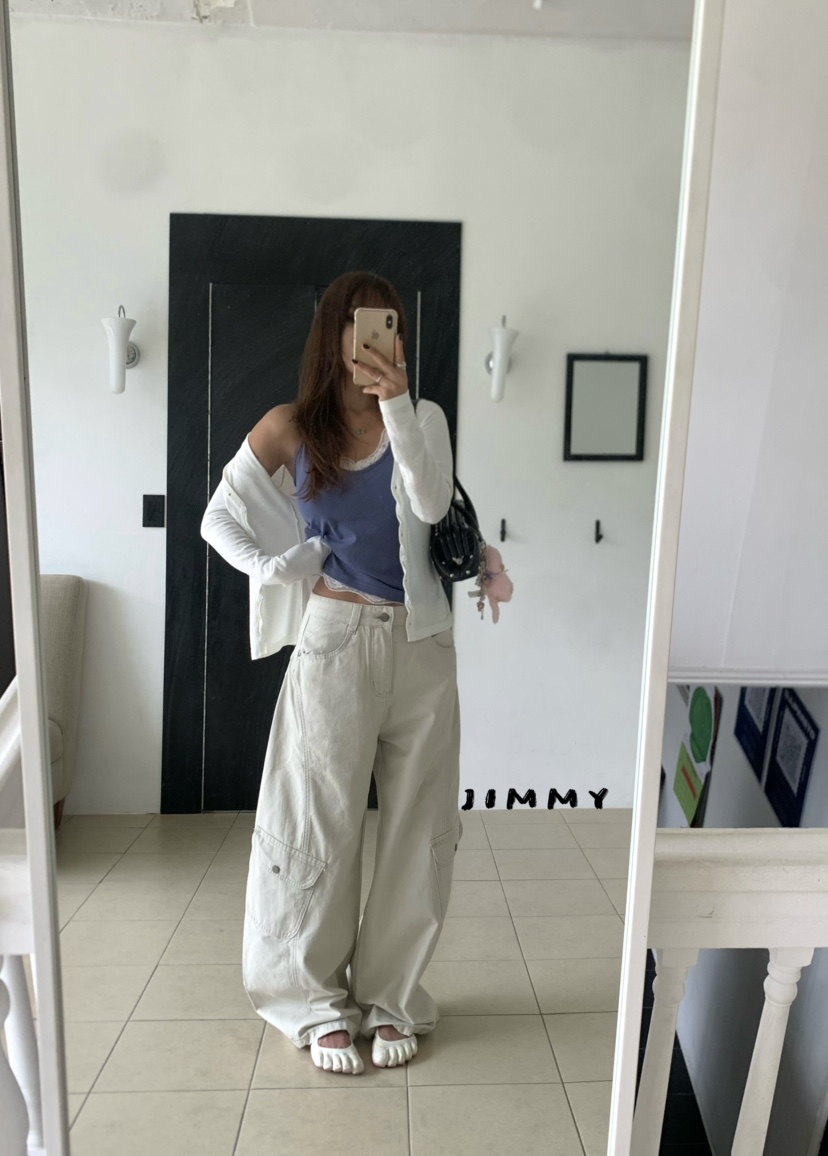 JIMMY韓國代購女士新品推薦26夏季休閑時尚吊帶背心蕾絲無袖JIMMY/REMAKE吊帶/背心