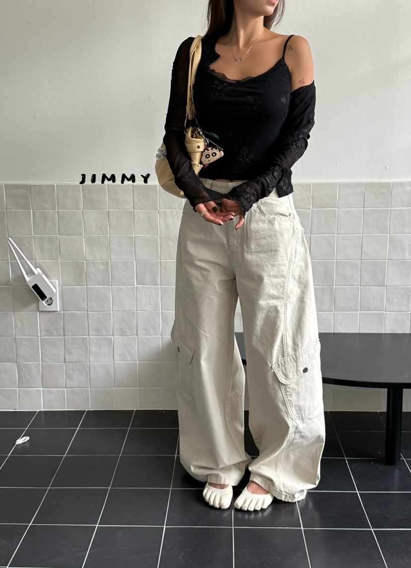 JIMMY韓國直郵女士新品人氣26夏季推薦真品熱賣套裝花朵無袖JIMMY/REMAKE套裝