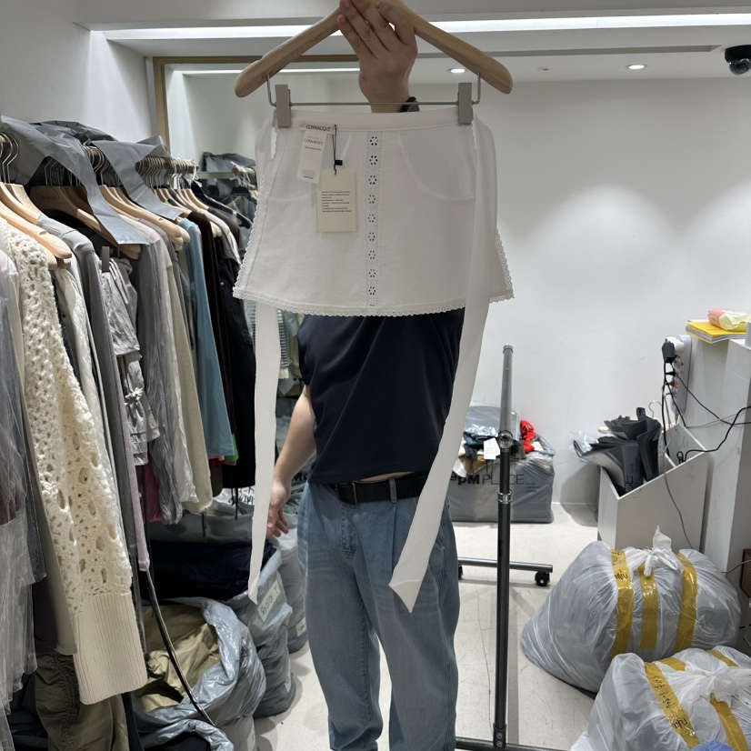 CONNAUGHT/DAILYJUD東大門代購女裝新品休閑26夏季短裙腰帶CONNAUGHT/DAILYJUD短裙