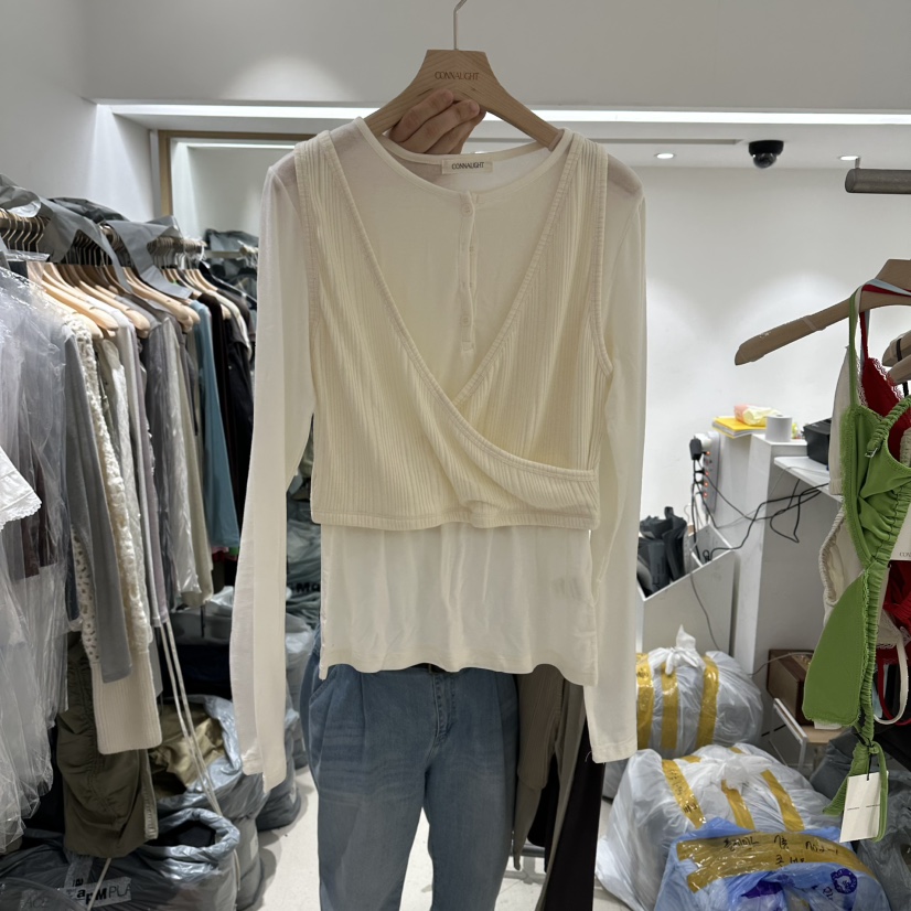 CONNAUGHT/DAILYJUD東大門代購女士新款真品長袖T恤套裝CONNAUGHT/DAILYJUD長袖T恤圖色2