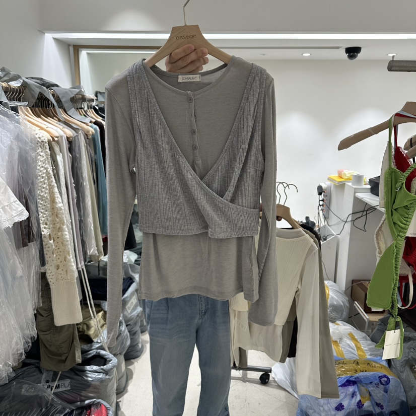 CONNAUGHT/DAILYJUD東大門代購女士新款真品長袖T恤套裝CONNAUGHT/DAILYJUD長袖T恤圖色4