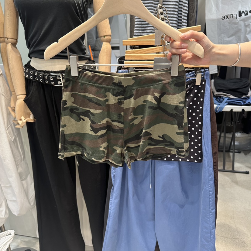 W.FATAL東大門實拍女裝新品時尚熱賣真品休閑人氣短褲迷彩W.FATAL短褲圖色1