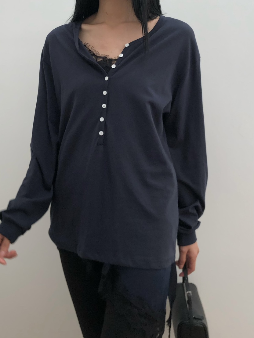 LE VASE東大門代購女士新品職業真品推薦26春夏人氣長袖T恤LE VASE長袖T恤
