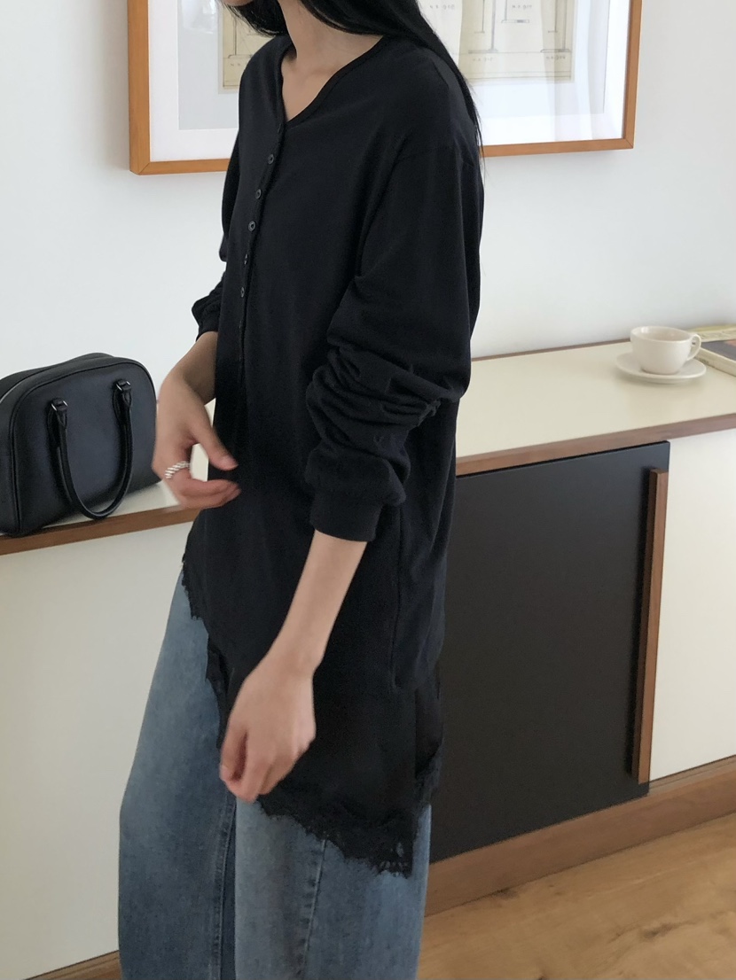 LE VASE東大門代購女士新品職業真品推薦26春夏人氣長袖T恤LE VASE長袖T恤