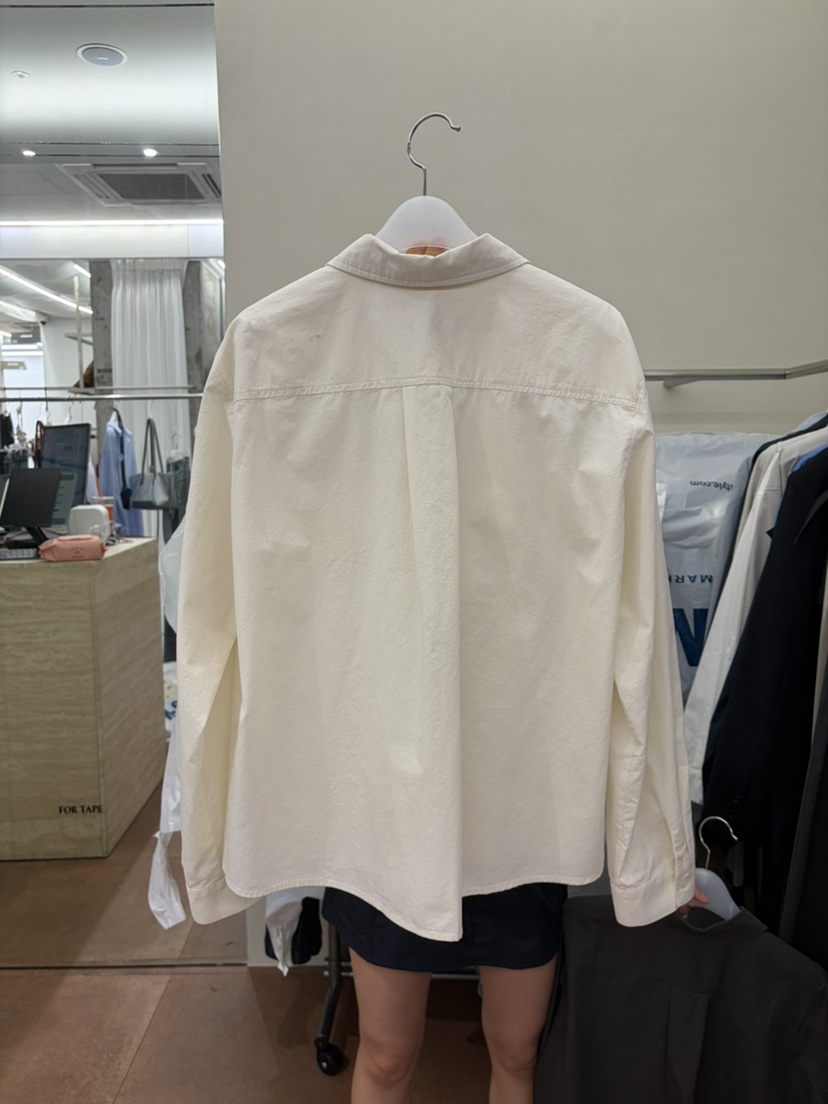 FOR TAPE東大門代購女裝新品26春夏真品推薦襯衫蕾絲衫口袋FOR TAPE襯衫/蕾絲衫