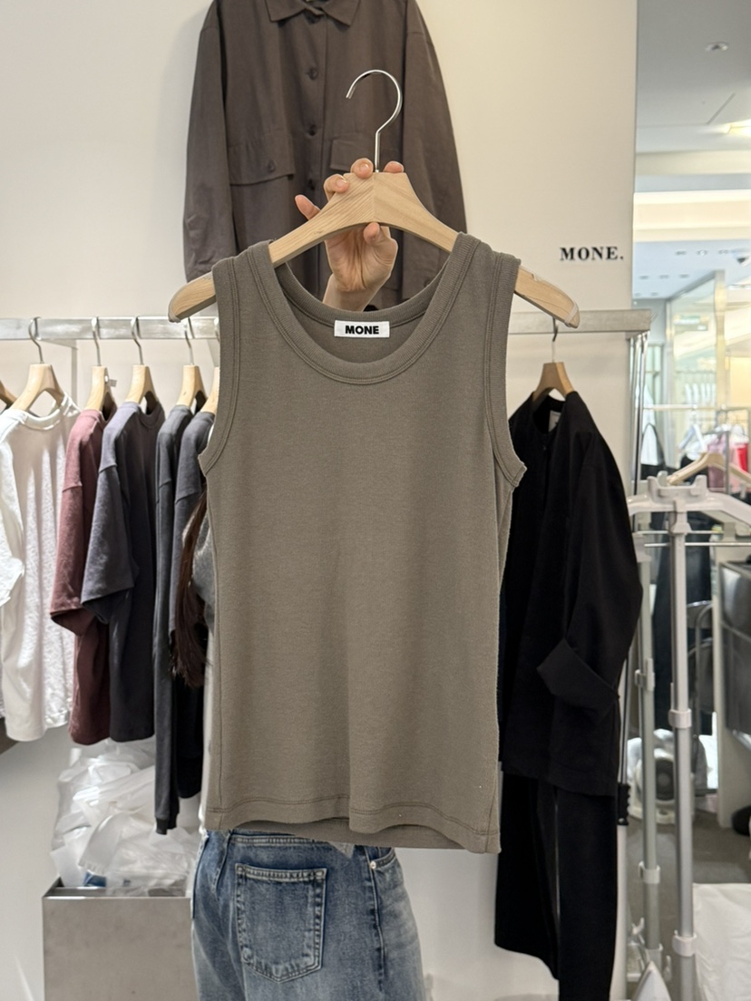 MONE-A東大門代購女士新品人氣推薦職業真品吊帶背心無袖MONE-A吊帶/背心圖色1