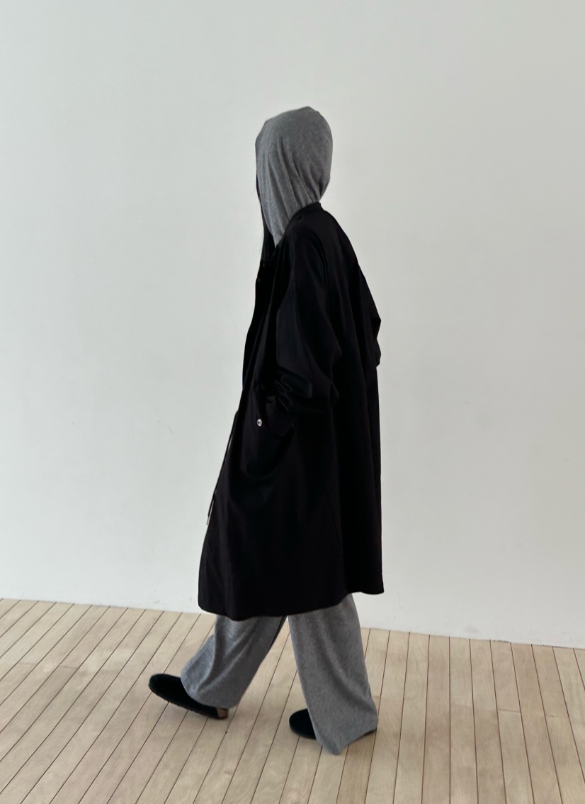 LE VASE韓國代購女裝新品真品26春夏熱賣休閑人氣長款風衣LE VASE長款風衣