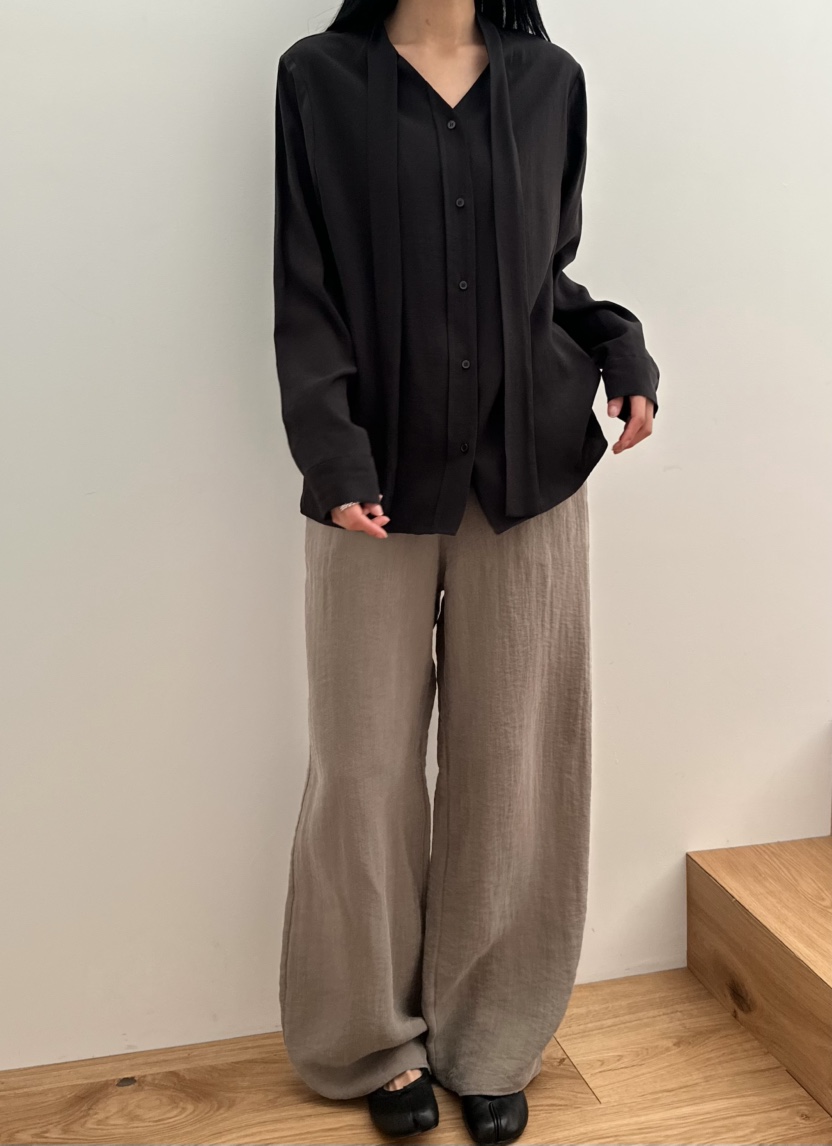 LE VASE東大門代購女士新款熱賣人氣職業時尚襯衫蕾絲衫LE VASE襯衫/蕾絲衫