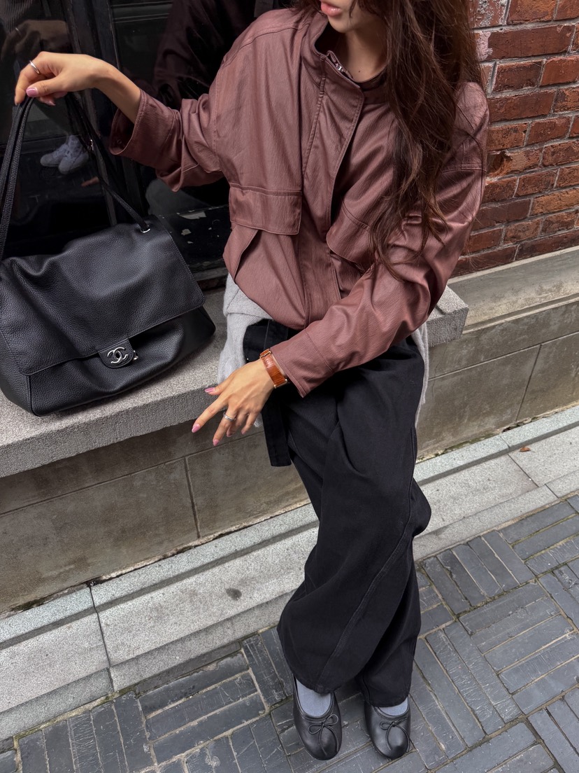 WEARABLE-L韓國直郵女士新品真品26春夏人氣熱賣夾克口袋WEARABLE夾克