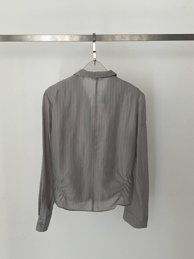 WEARABLE-L韓國直郵女士新品休閑熱賣26春夏襯衫蕾絲衫褶皺WEARABLE襯衫/蕾絲衫