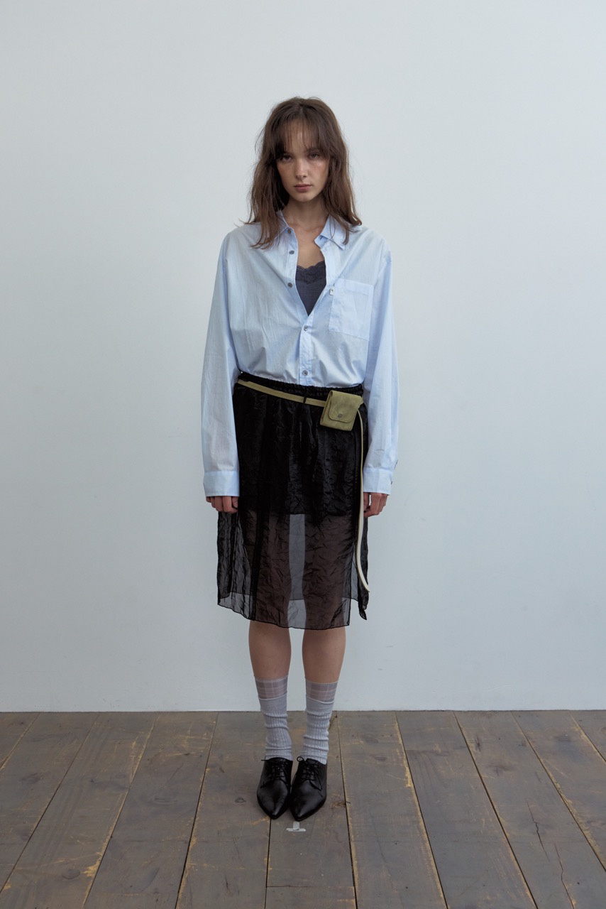 WEARABLE-L東大門代購女士新品26春夏職業時尚襯衫蕾絲衫WEARABLE襯衫/蕾絲衫