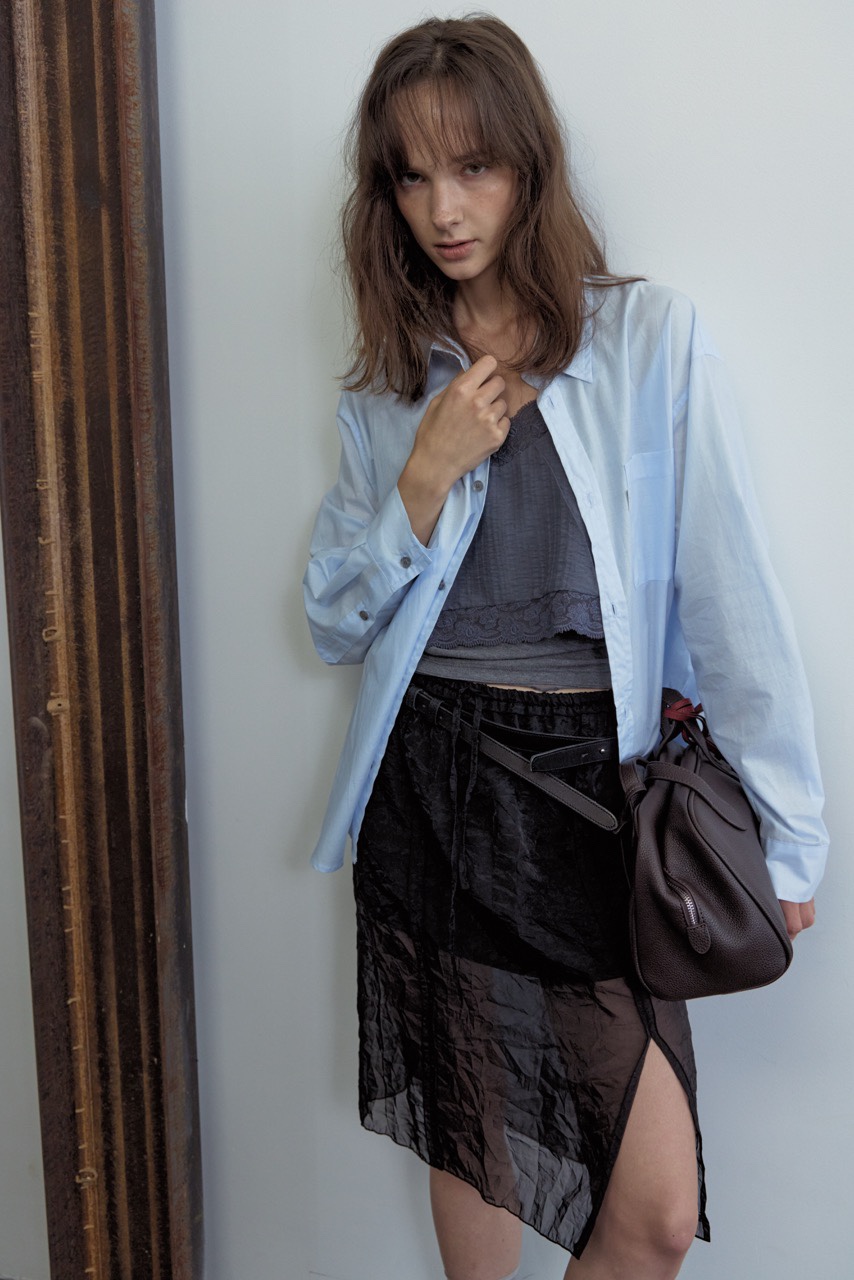 WEARABLE-L東大門代購女士新品26春夏職業時尚襯衫蕾絲衫WEARABLE襯衫/蕾絲衫