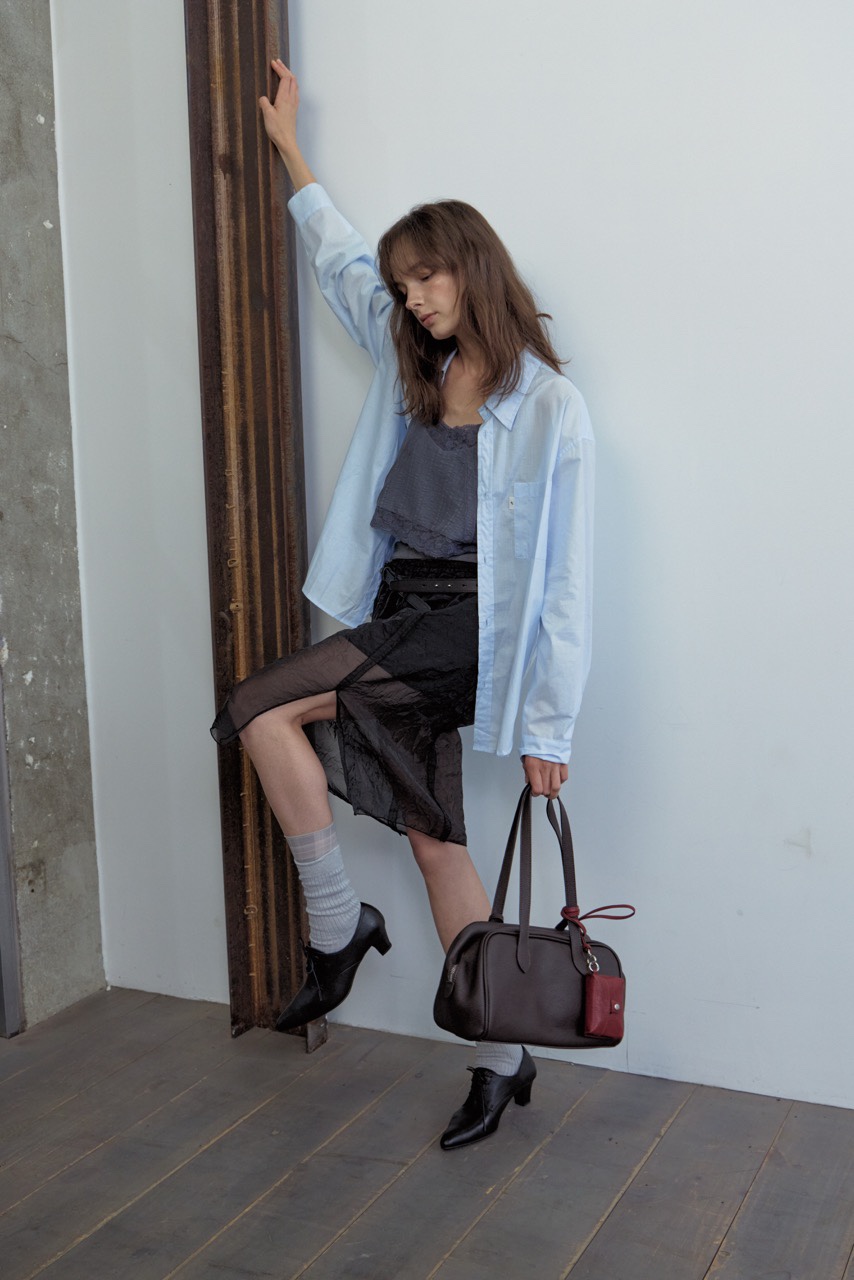 WEARABLE-L東大門代購女士新品26春夏職業時尚襯衫蕾絲衫WEARABLE襯衫/蕾絲衫