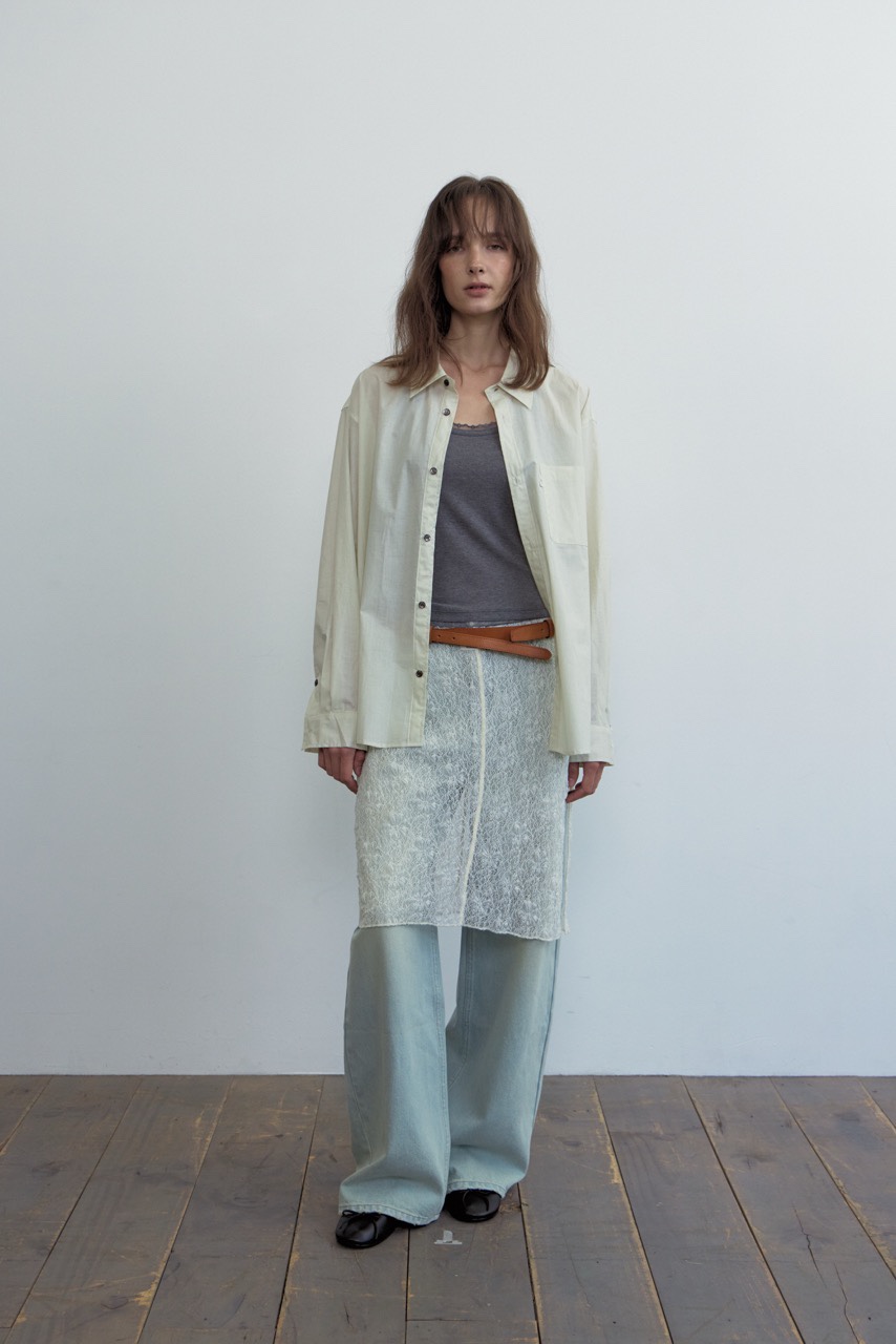WEARABLE-L東大門代購女士新品26春夏職業時尚襯衫蕾絲衫WEARABLE襯衫/蕾絲衫