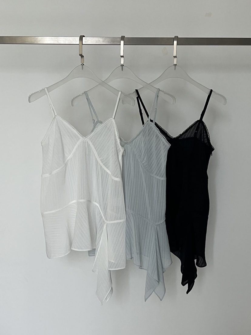 WEARABLE-L東大門直郵女士新品熱賣休閑時尚吊帶背心不對稱WEARABLE吊帶/背心