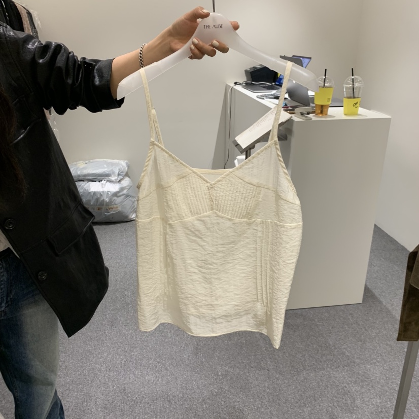 AUBE韓國代購女裝新款熱賣時尚人氣26春夏職業休閑吊帶背心AUBE吊帶/背心圖色2