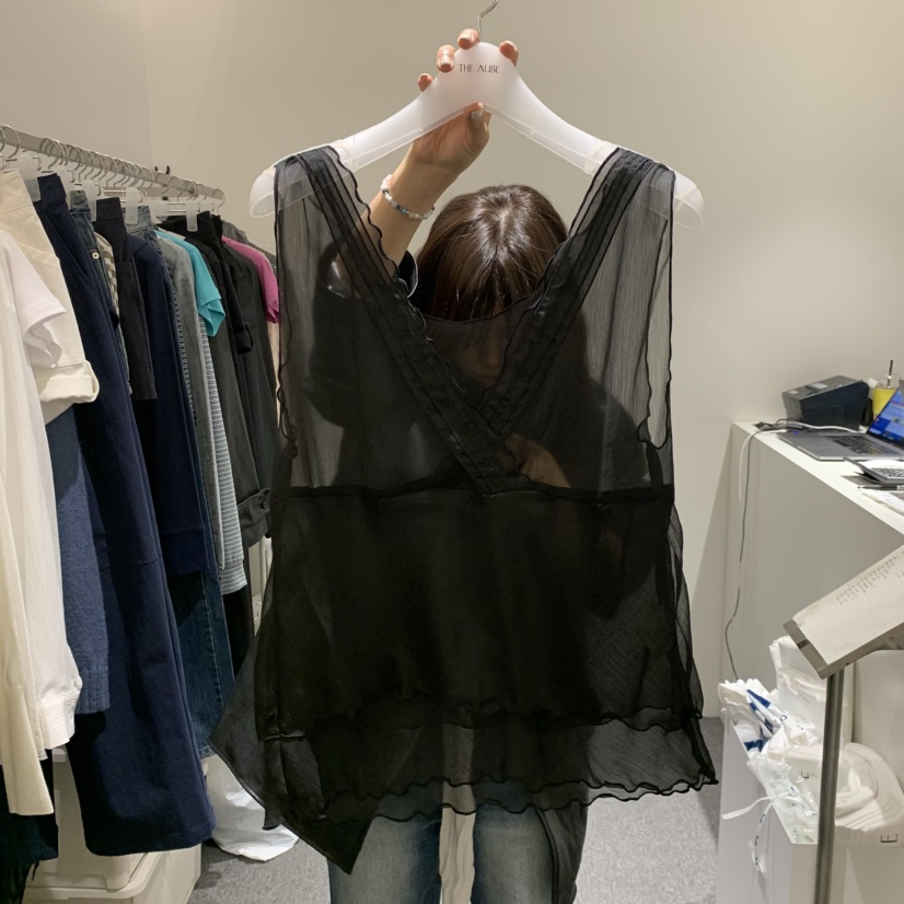 AUBE韓國代購女裝新款推薦休閑熱賣人氣職業26春夏吊帶背心AUBE吊帶/背心圖色3