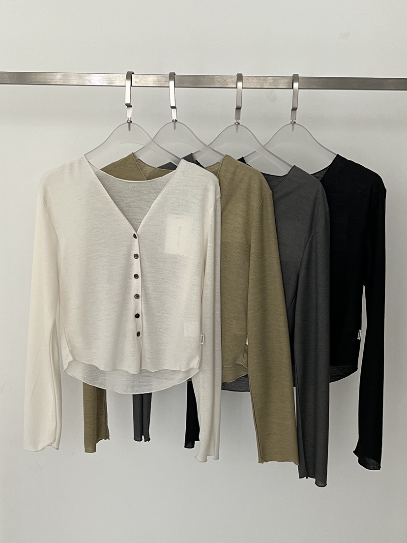 WEARABLE-L韓國代購女裝新品人氣熱賣職業26春夏針織衫開衫WEARABLE針織衫