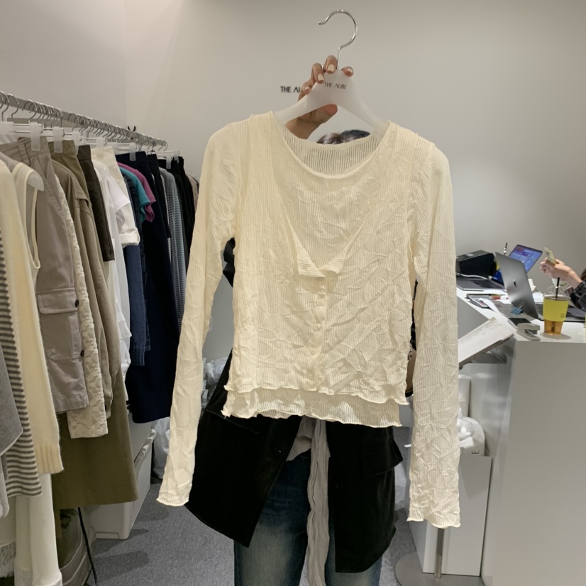 AUBE韓國代購女士新品人氣時尚26春夏職業推薦休閑熱賣套裝AUBE套裝圖色2