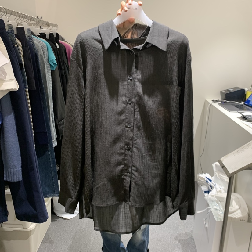 AUBE東大門代購女裝新品推薦26春夏時尚真品人氣襯衫蕾絲衫AUBE襯衫/蕾絲衫圖色2