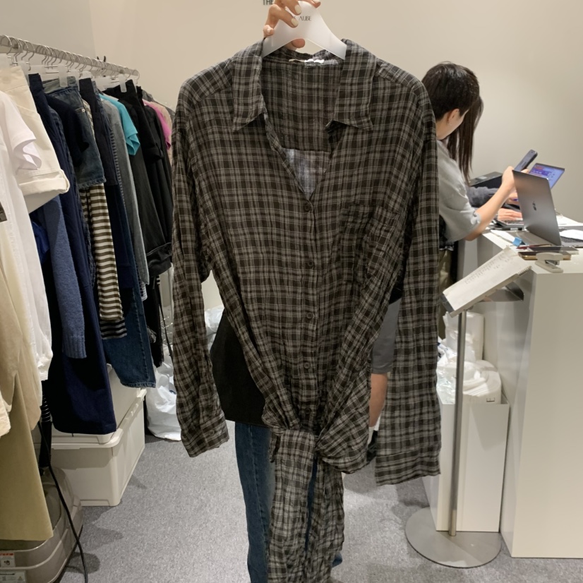 AUBE韓國代購女裝新品時尚休閑推薦職業26春夏襯衫蕾絲衫AUBE襯衫/蕾絲衫圖色2
