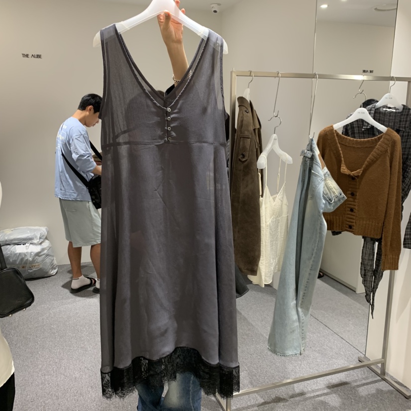 AUBE東大門直郵女士新款人氣真品推薦熱賣休閑職業連衣裙OPSAUBE連衣裙