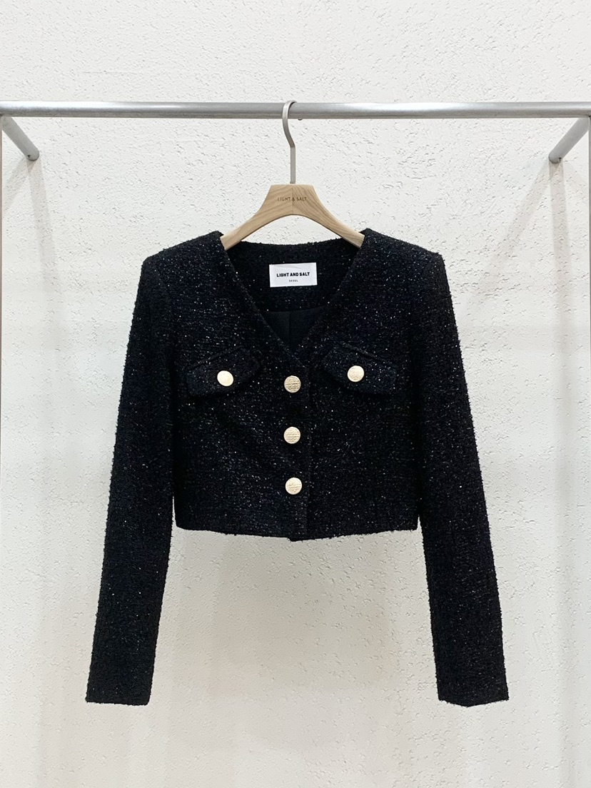 LIGHT AND SALT東大門代購女士新品真品夾克含圍巾系帶LIGHT AND SALT夾克